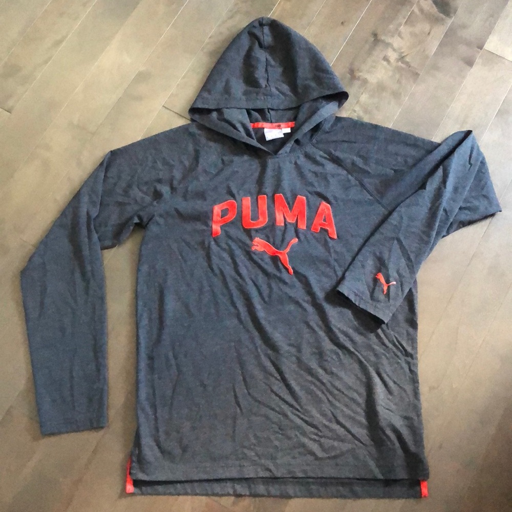 Men’s long sleeve, hooded T-shirt